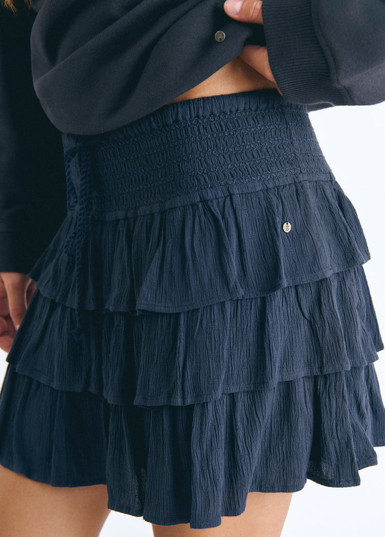 Ruffle mini skirt