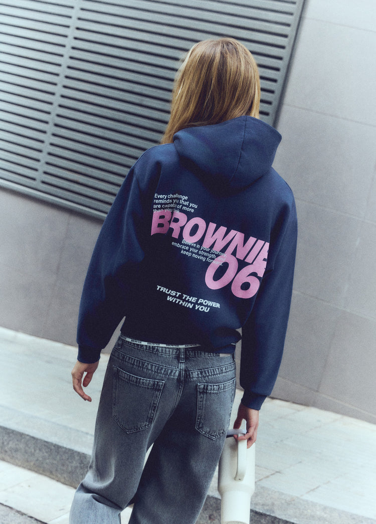 Sudadera capucha número