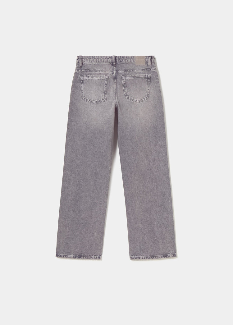 Cascading shimmer denim