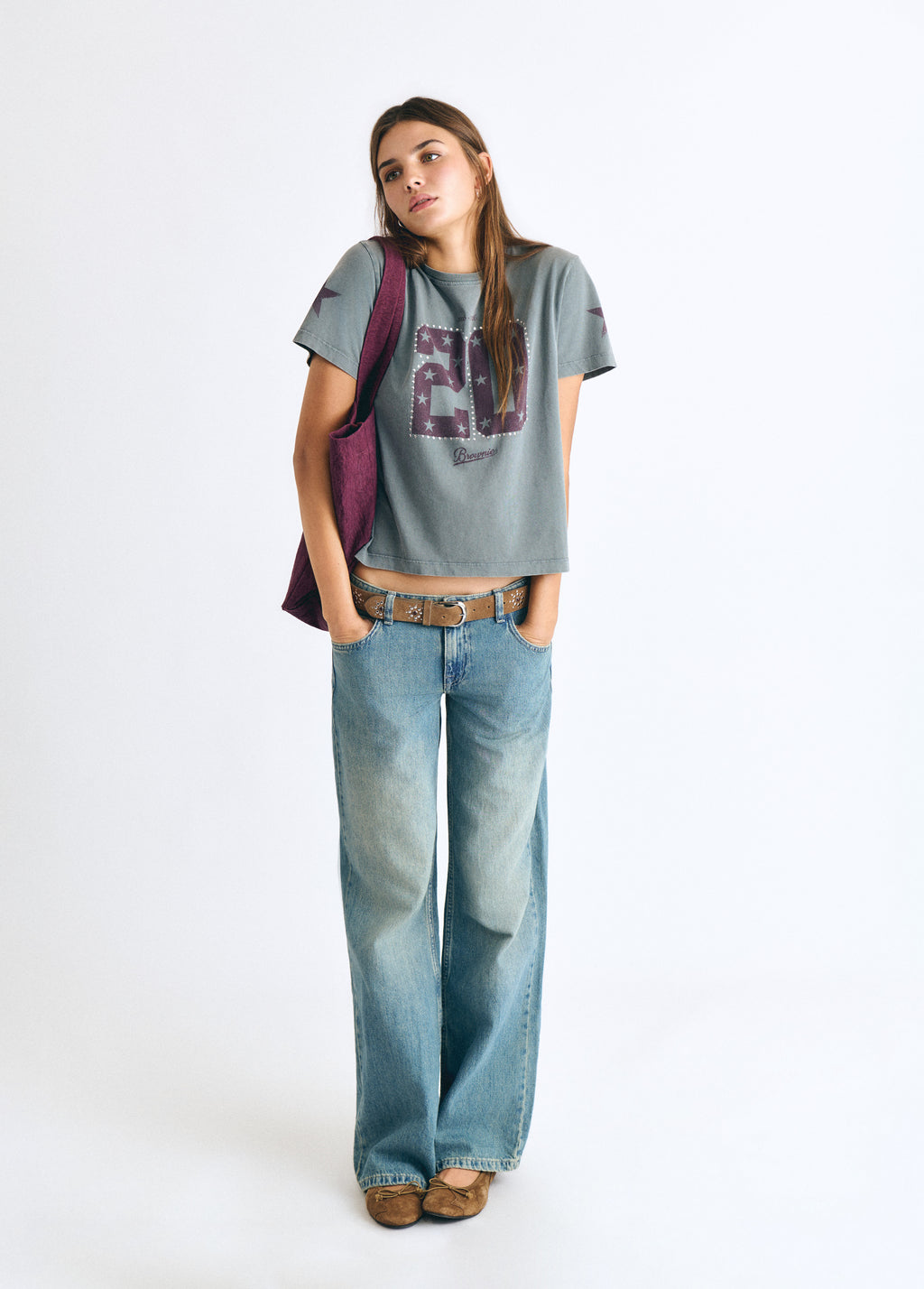 Anniversary studded T-shirt