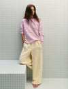 Light sweatshirt striped print