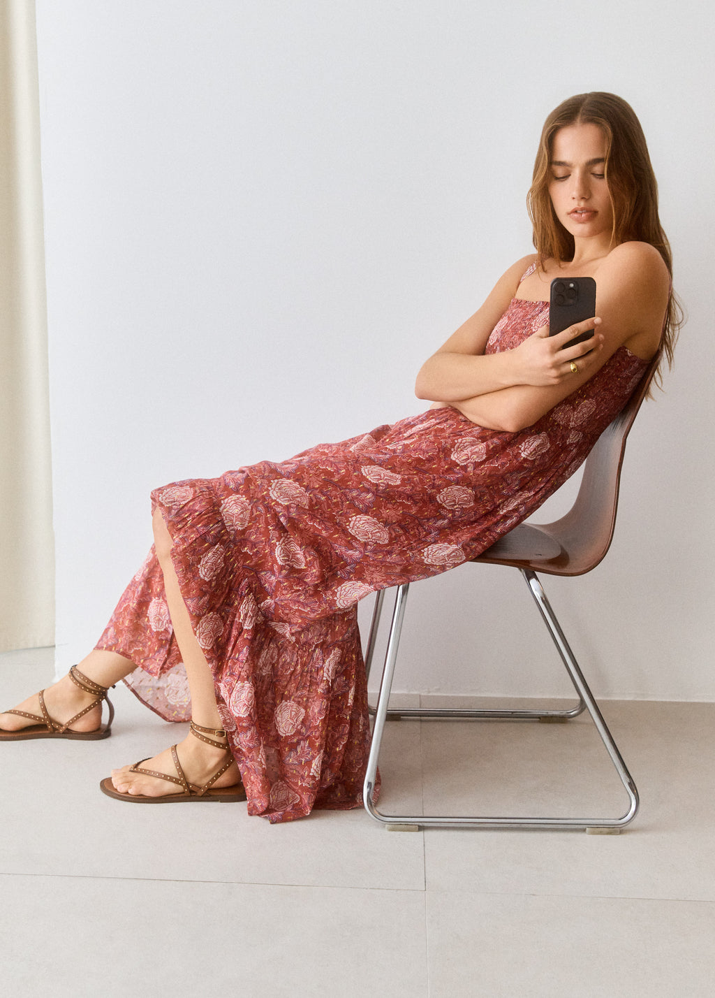 Vestido tirantes floral