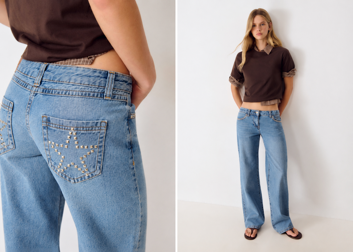 Star-studded jeans
