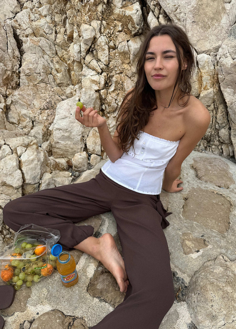 Long wrap pants