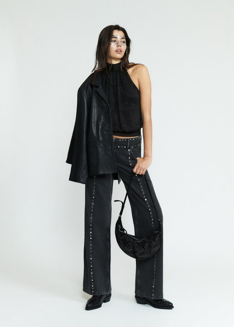 Bolso bandolera tachas