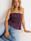 Top bandeau tachas