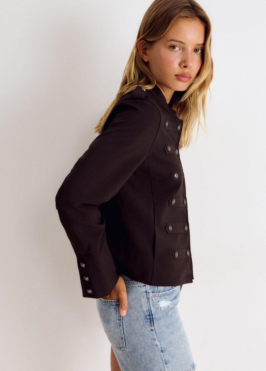 Chaqueta abotonada