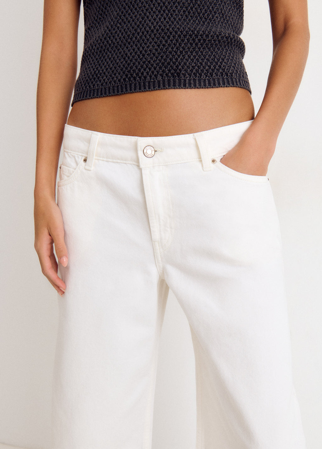 Cropped culotte Trouser