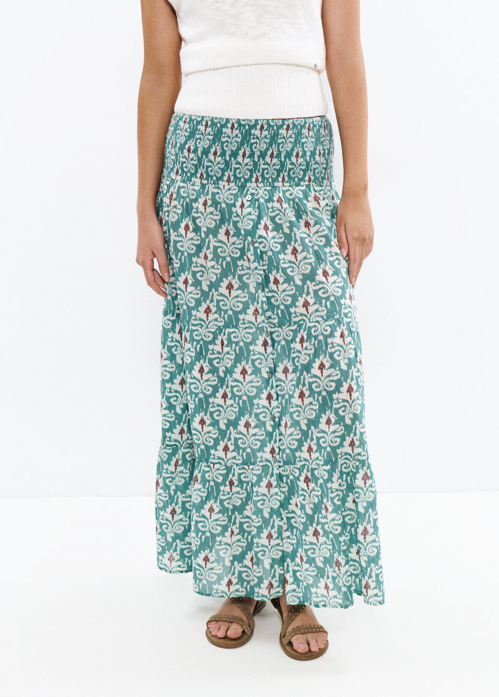Long smock skirt