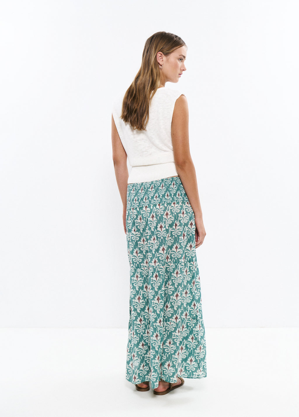 Long smock skirt