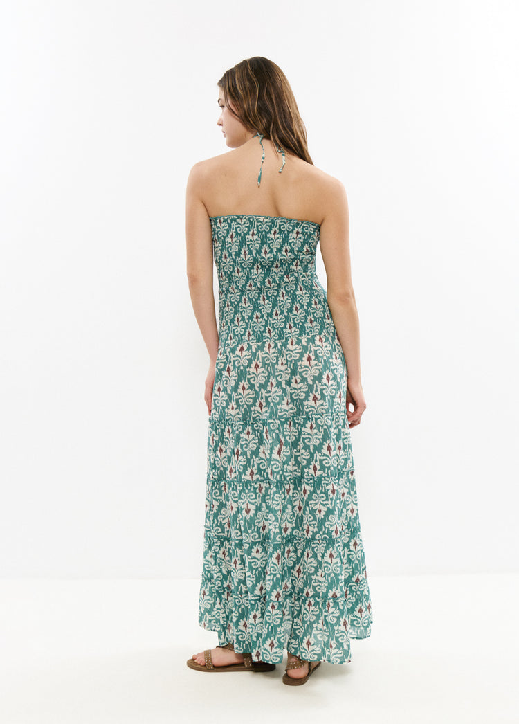 Long smocked dress
