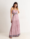 Robe longue découpes