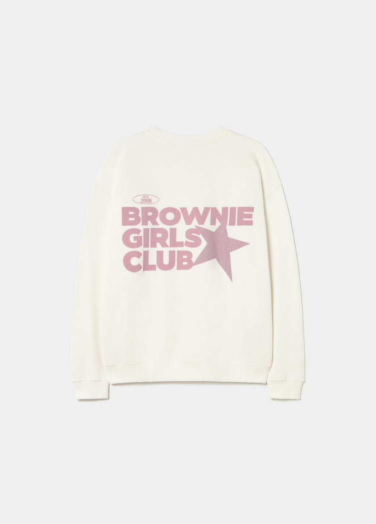 Sudadera print glitter estrella
