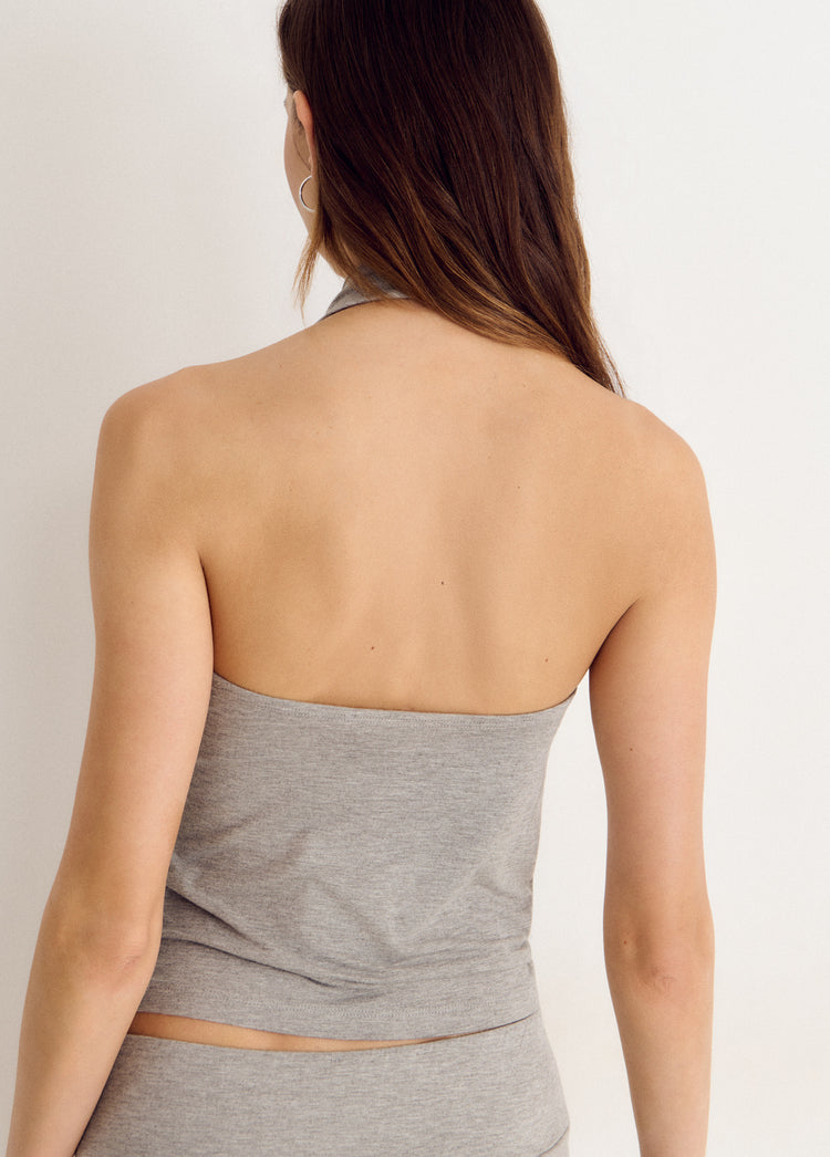 Cascade halter top