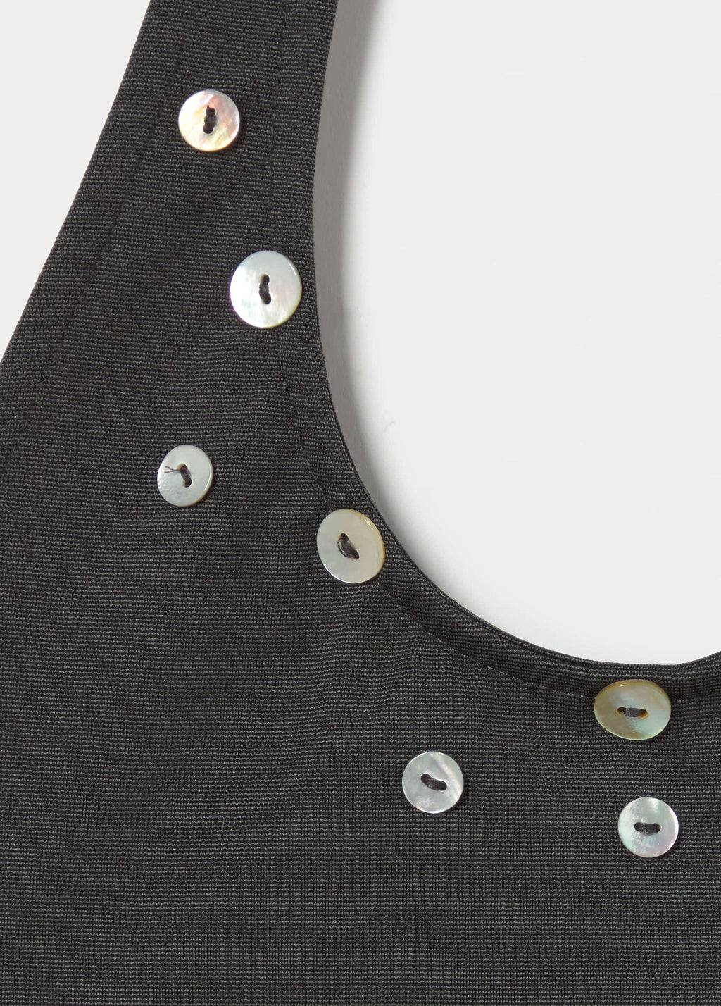 Halter top with buttons