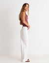 Side panel studded pants