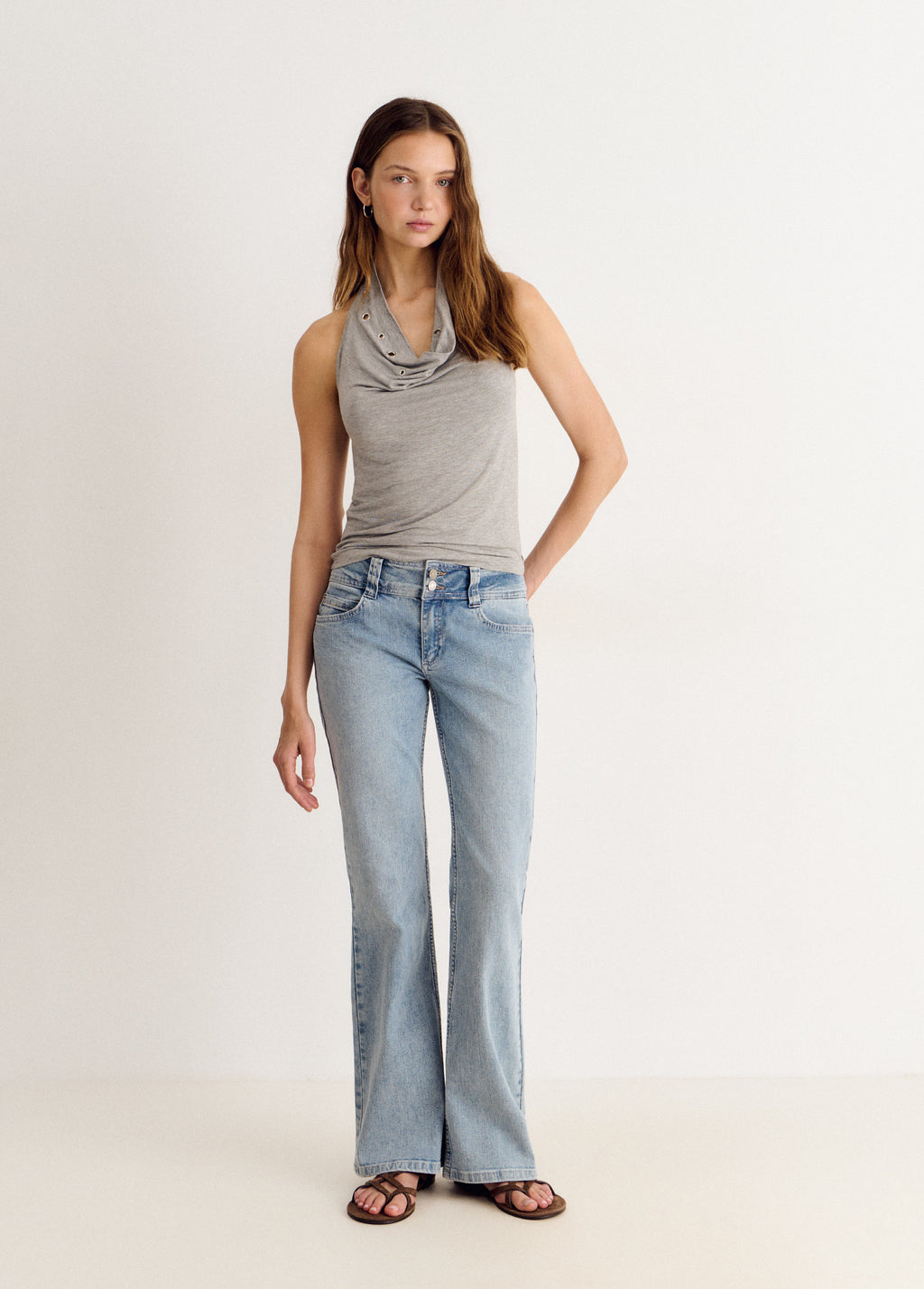 Jeans amb detalls als butxaques