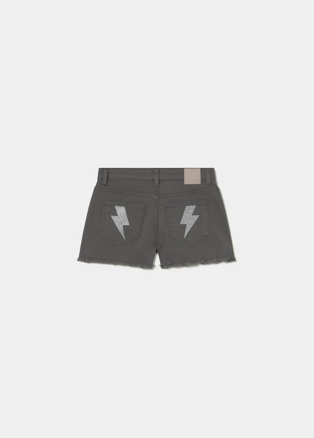 Shorts mit Glitzer-Patches