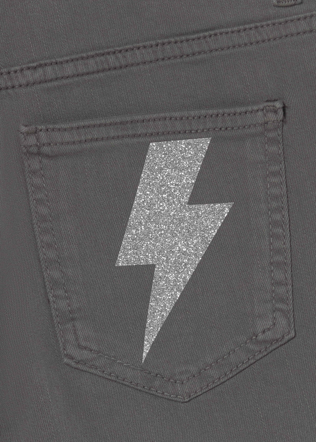 Shorts mit Glitzer-Patches