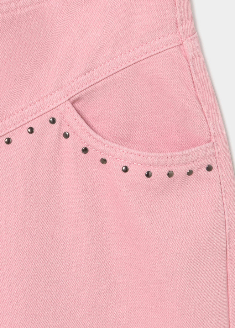 Broek met taille en studs