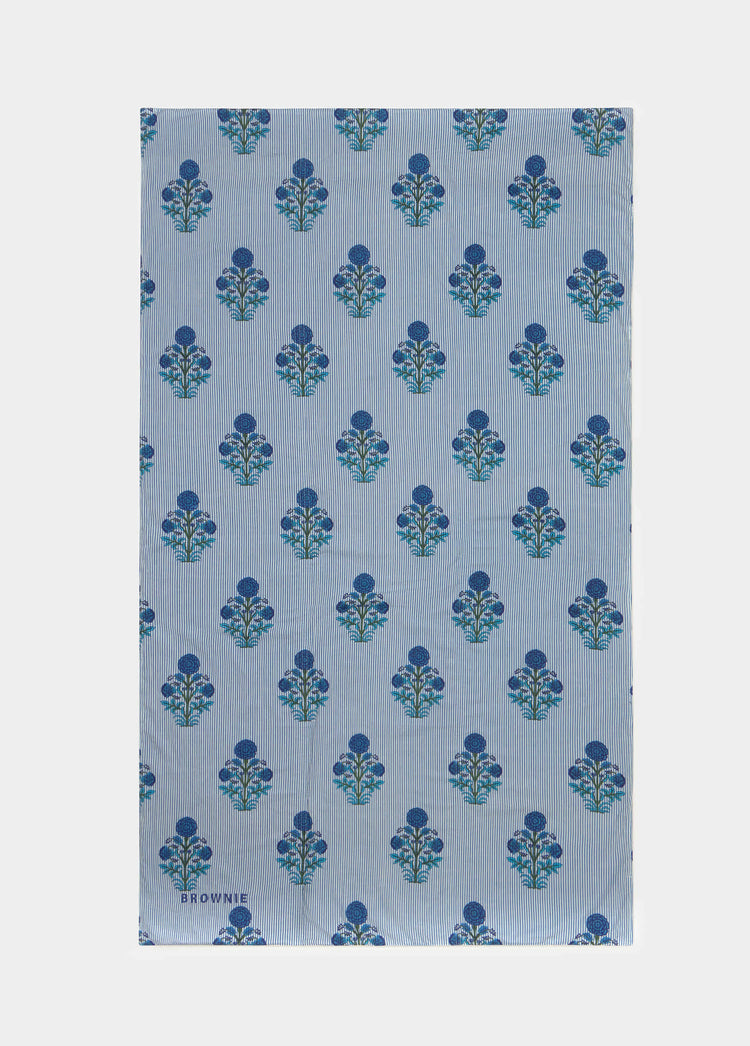 Floral striped pareo towel