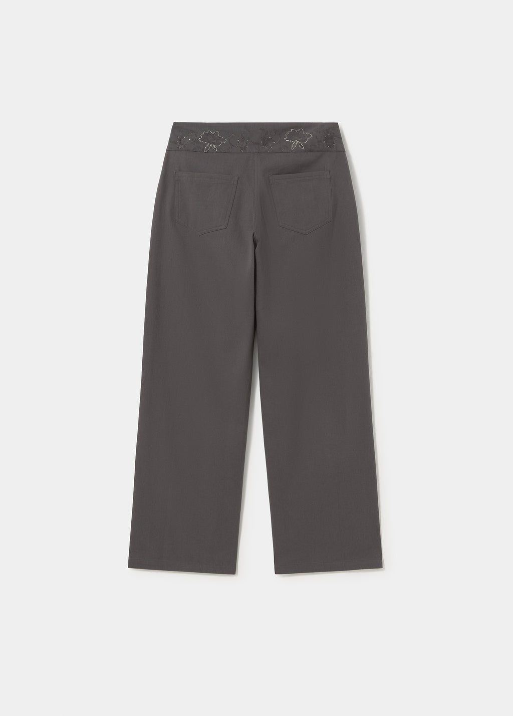 Beaded waist pants
