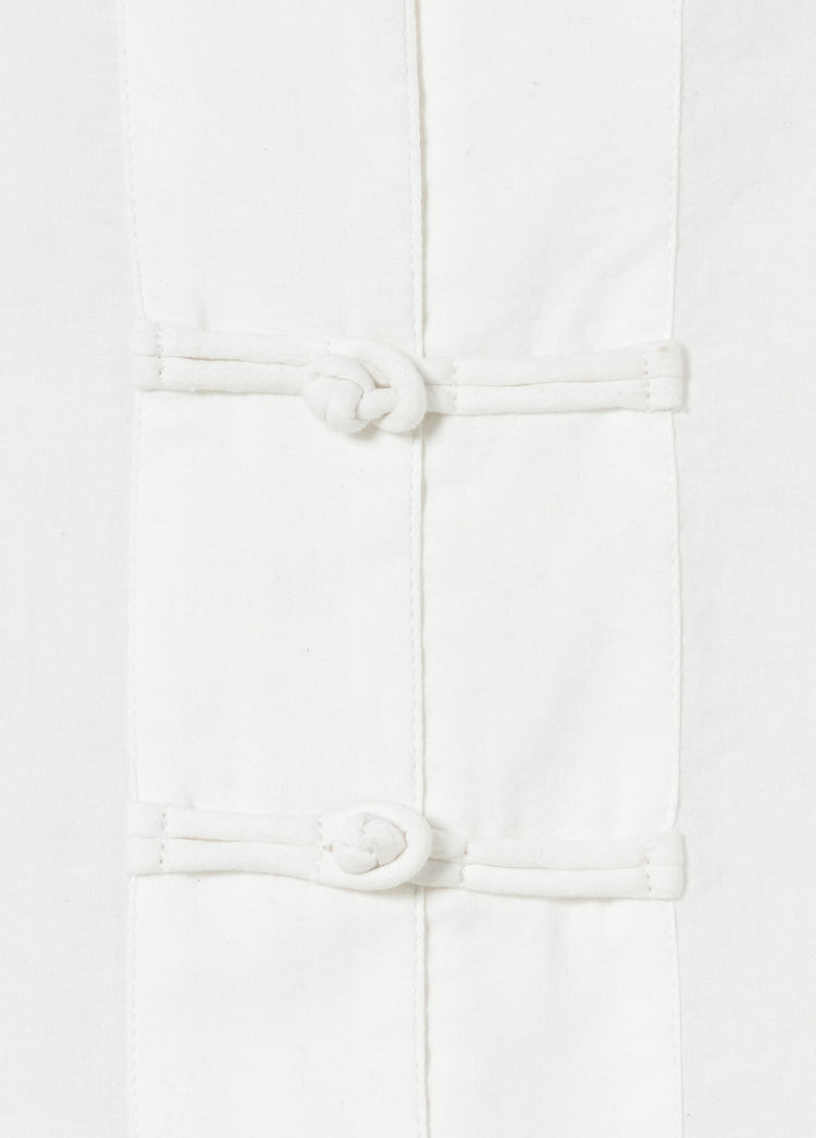 Short sleeve blouse with Japanese detail