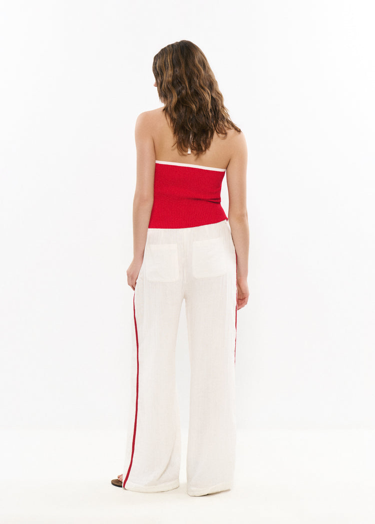 Lange broek met zijstreep