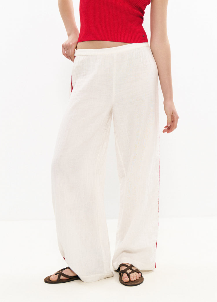 Lange broek met zijstreep