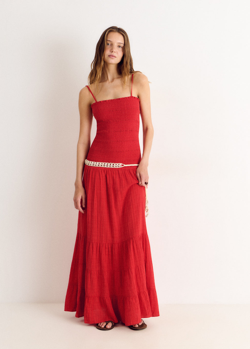 Long strap dress
