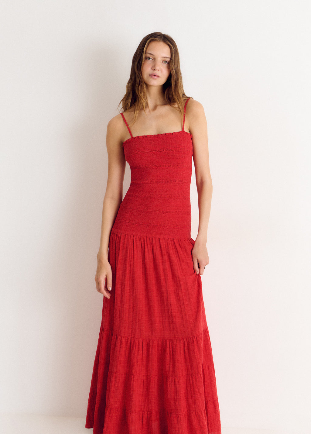 Long strap dress