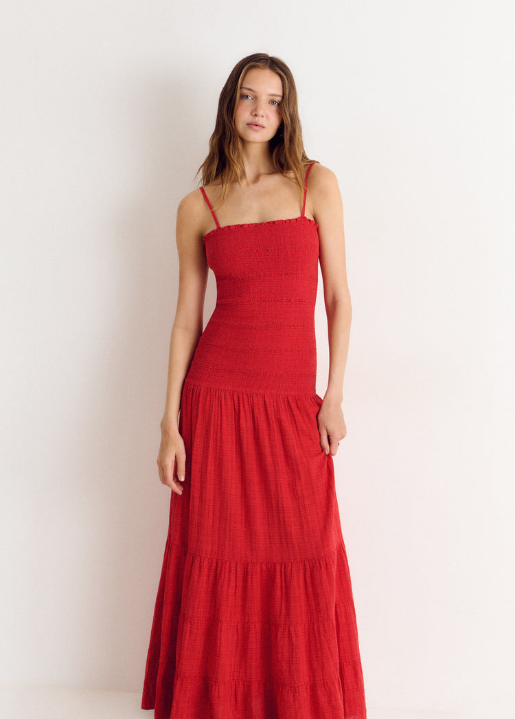 Long strap dress