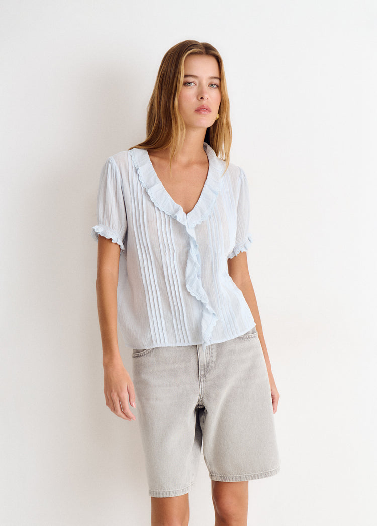 Blusa volantes