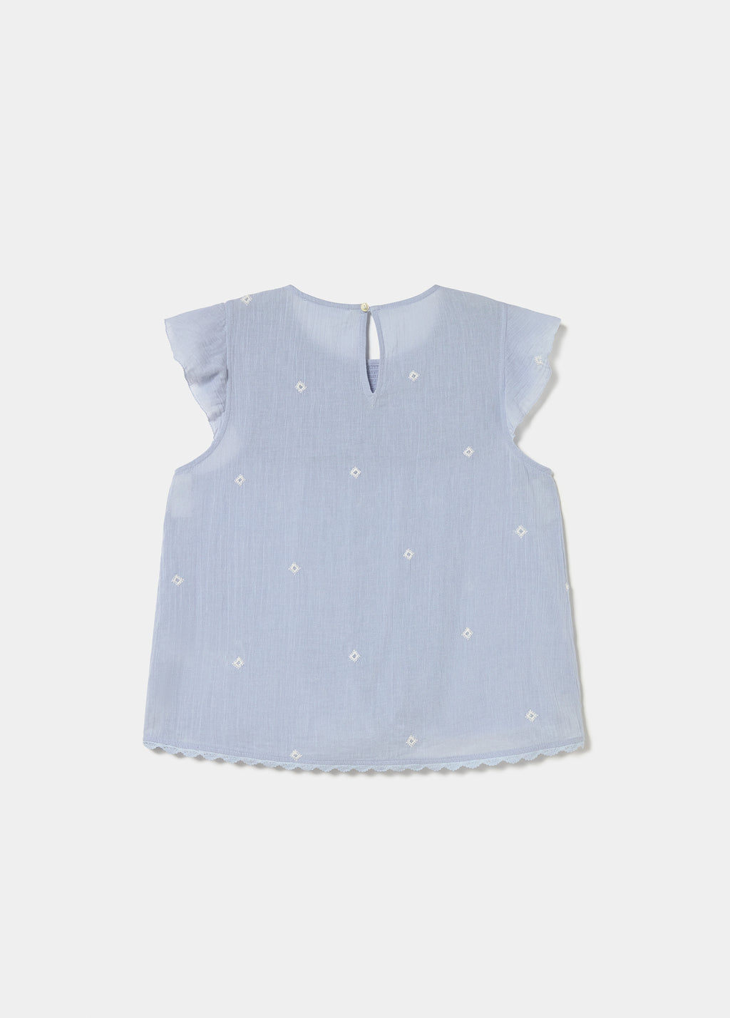 Smock embroidered blouse