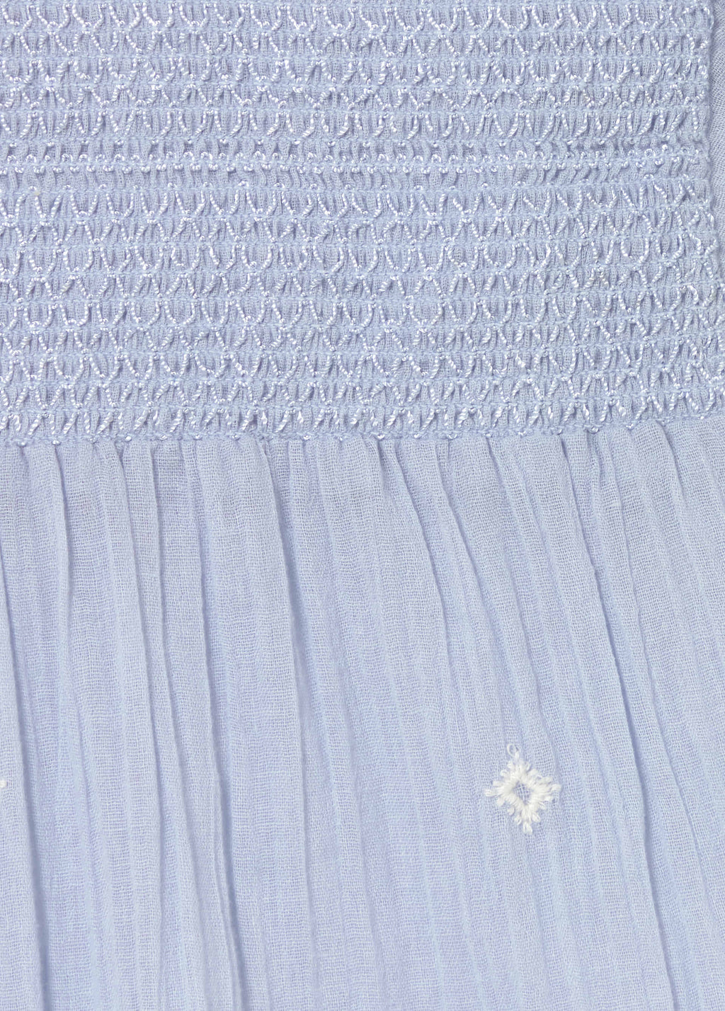 Smock embroidered blouse