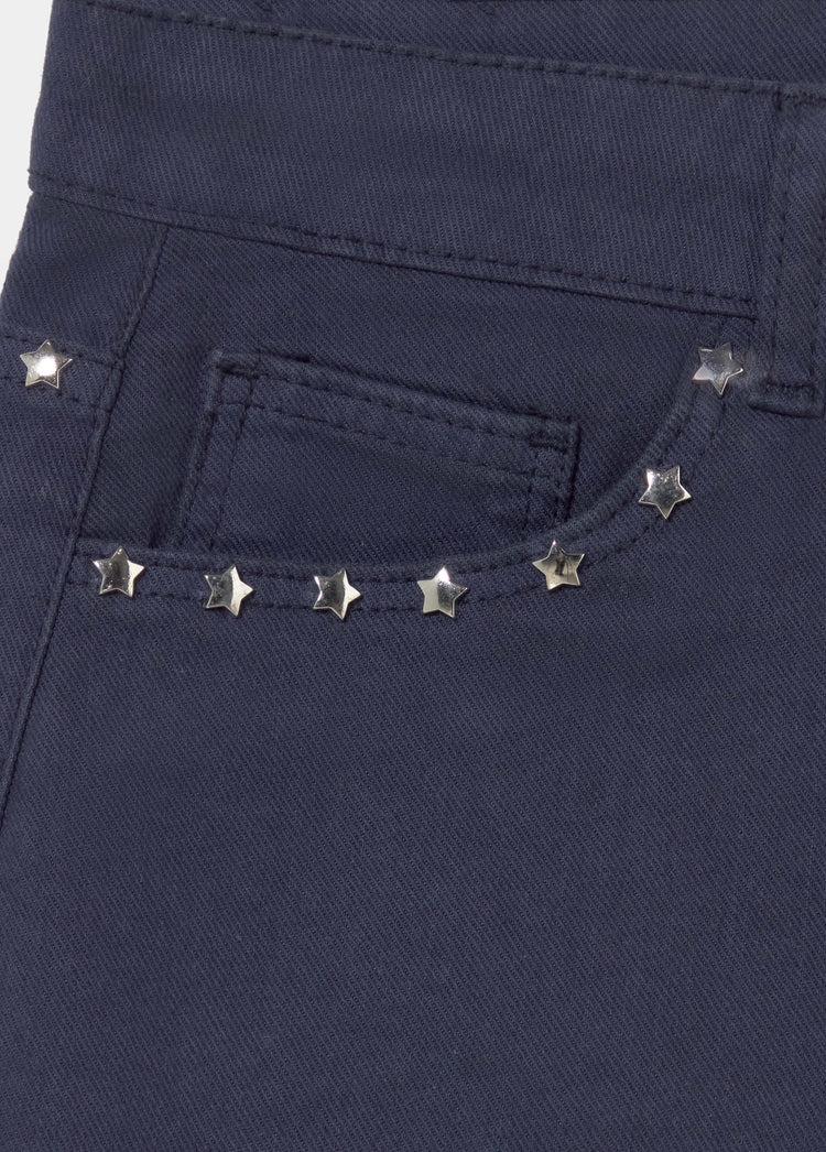 Short met sterstuds