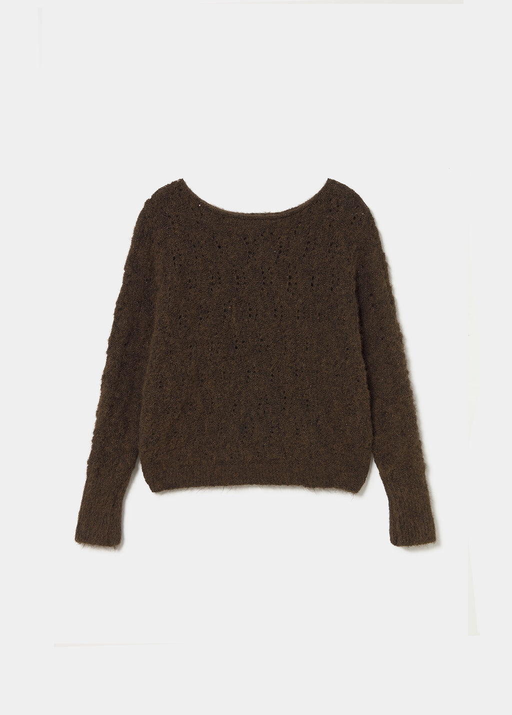 Open-knit sweater