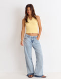 Top halter crochet