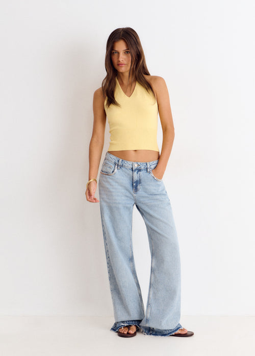 Top halter crochet