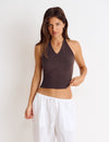 Crochet halter top