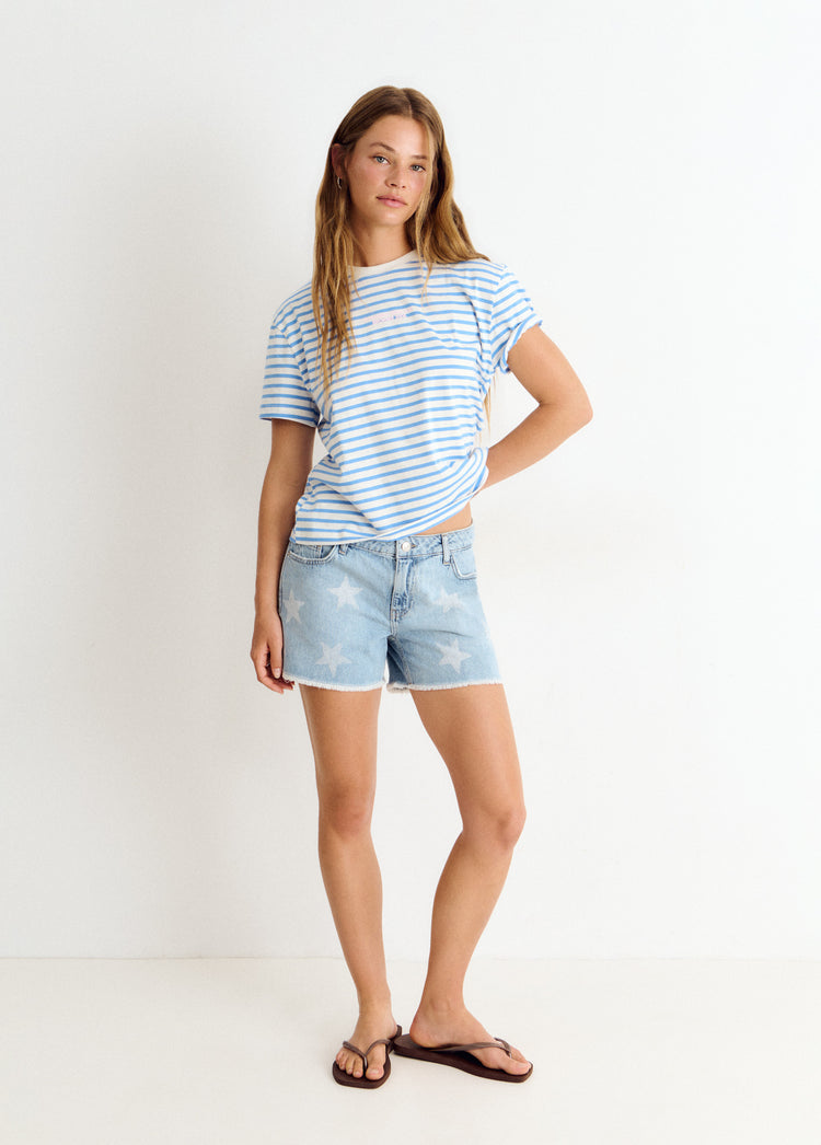 Short met print