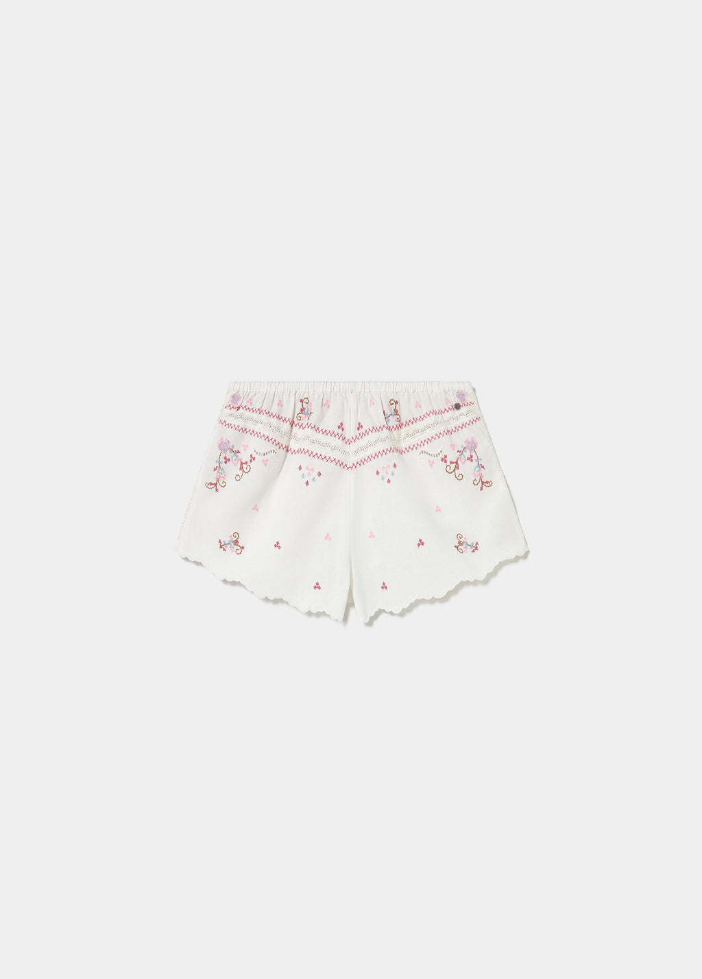 Short met kruissteek