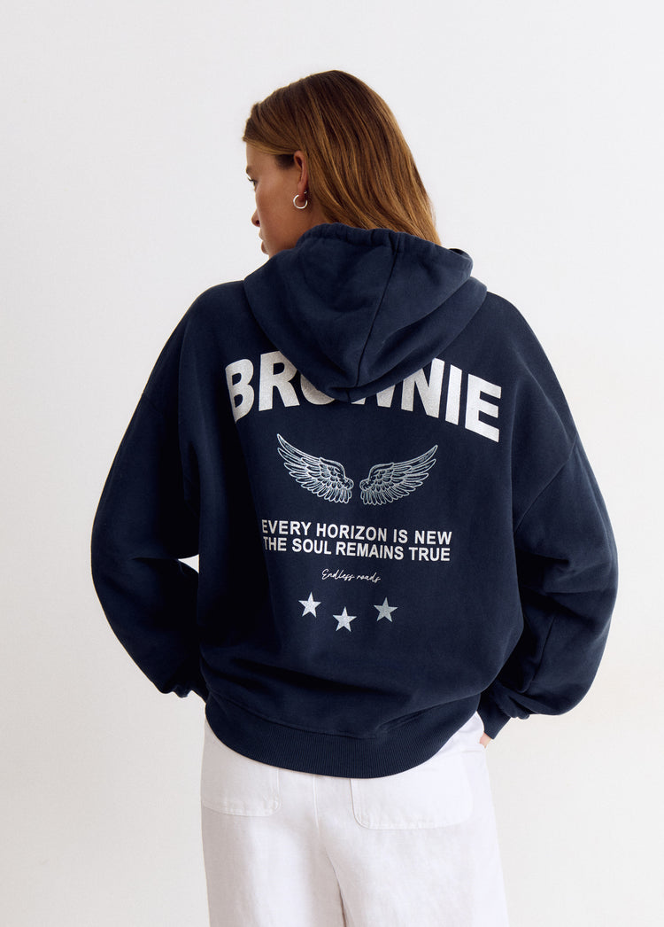 Sweatshirt mit Logo und Flügeln
