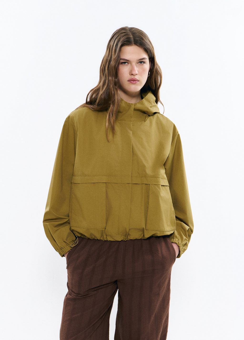 Parka algodón con capucha