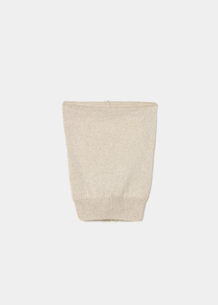 Halter top with cascade neckline