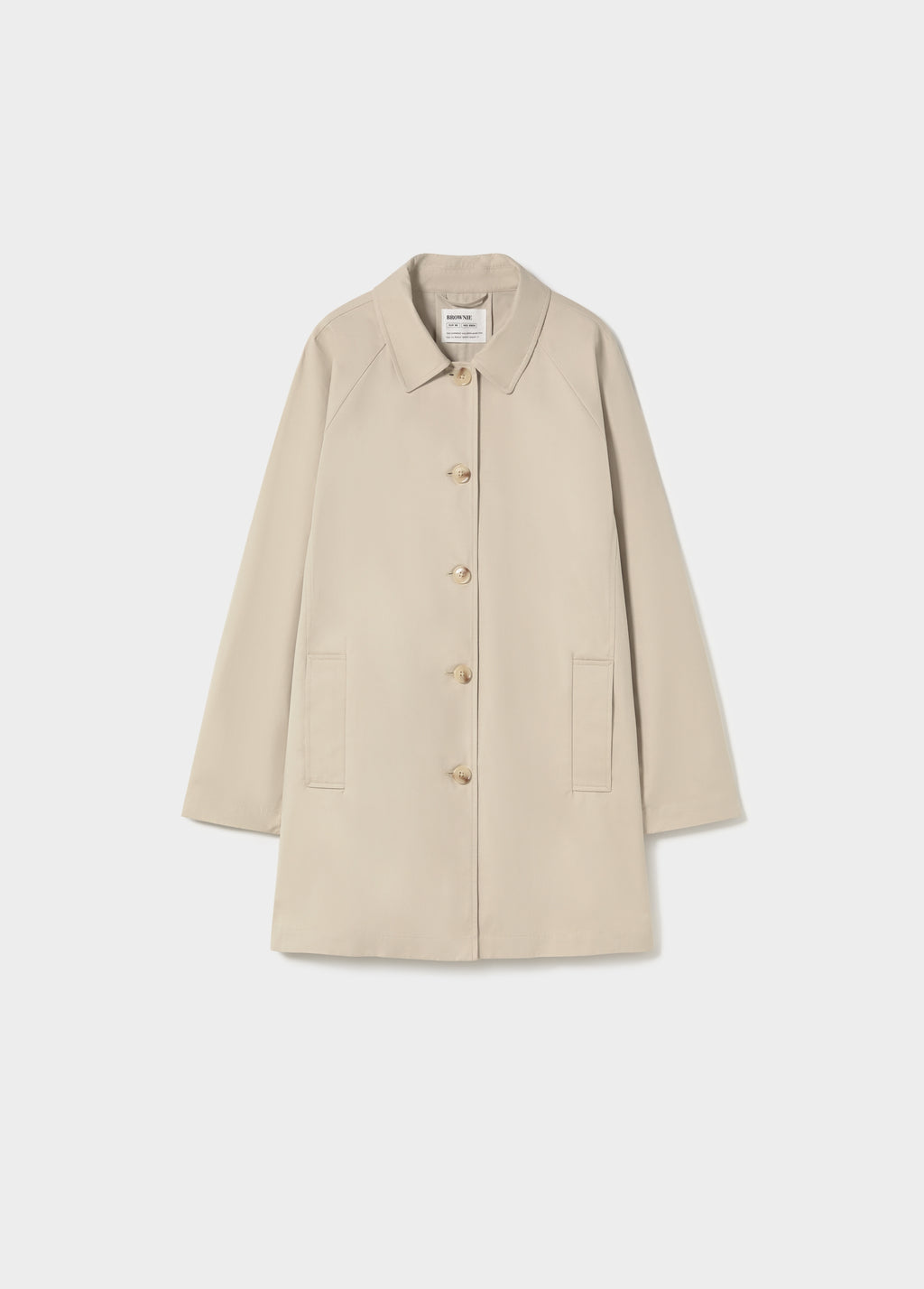 Mid-length trench coat