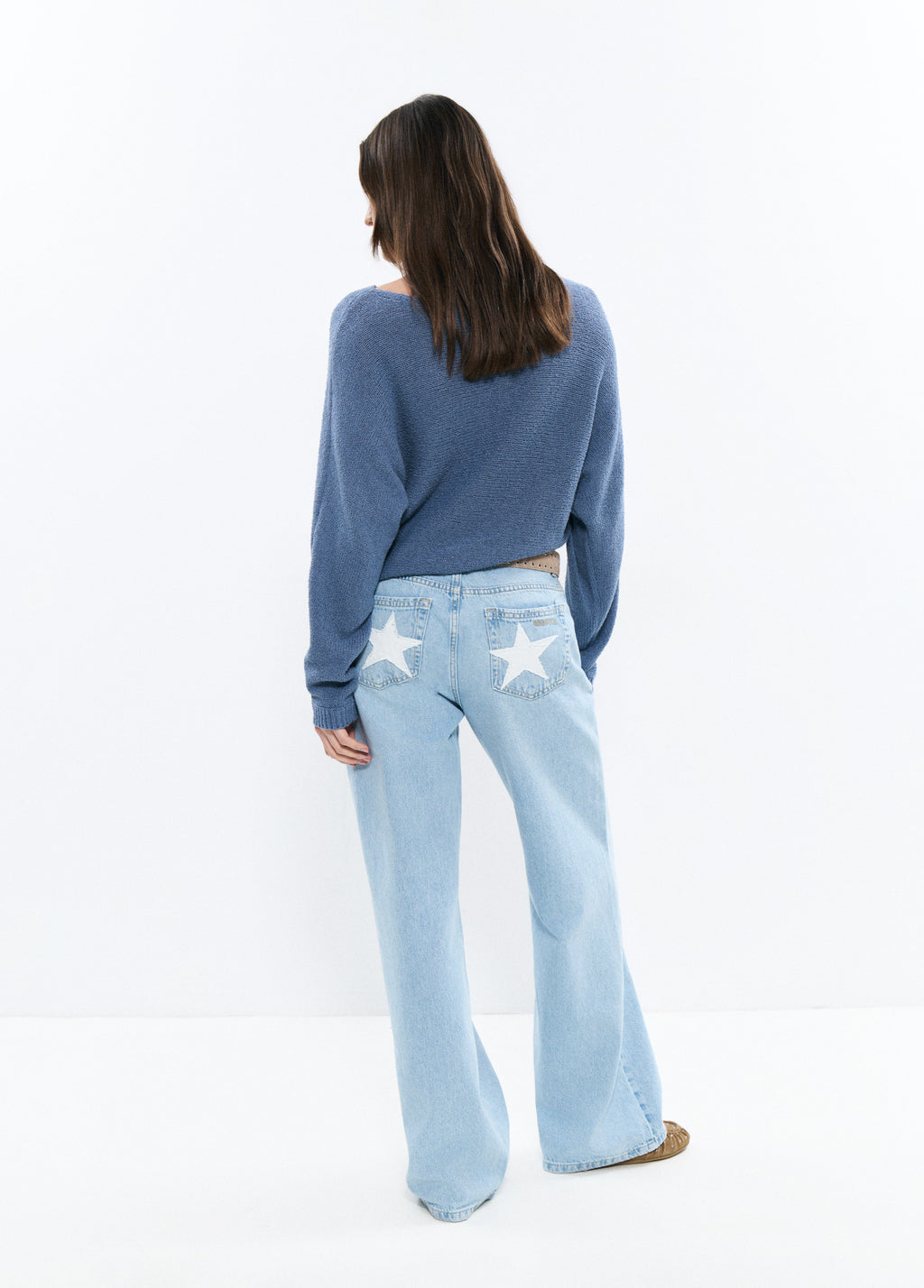Maglione slouchy filo texture