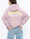 Sudadera alas capucha rosa