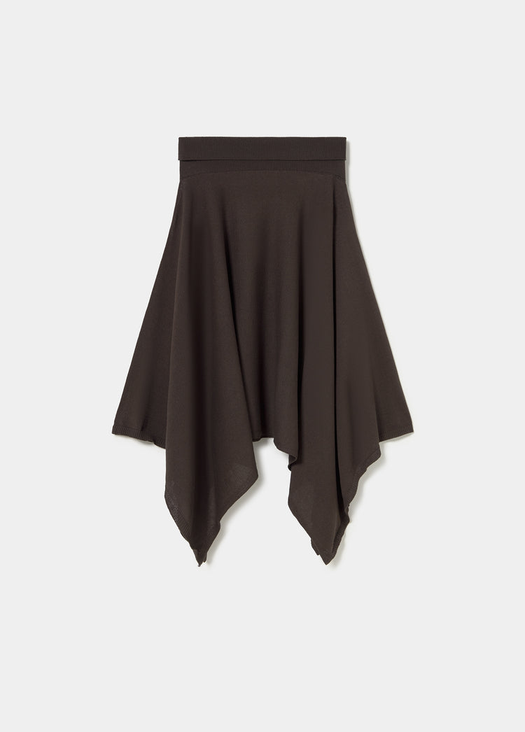 Rok met puntjes in tricot