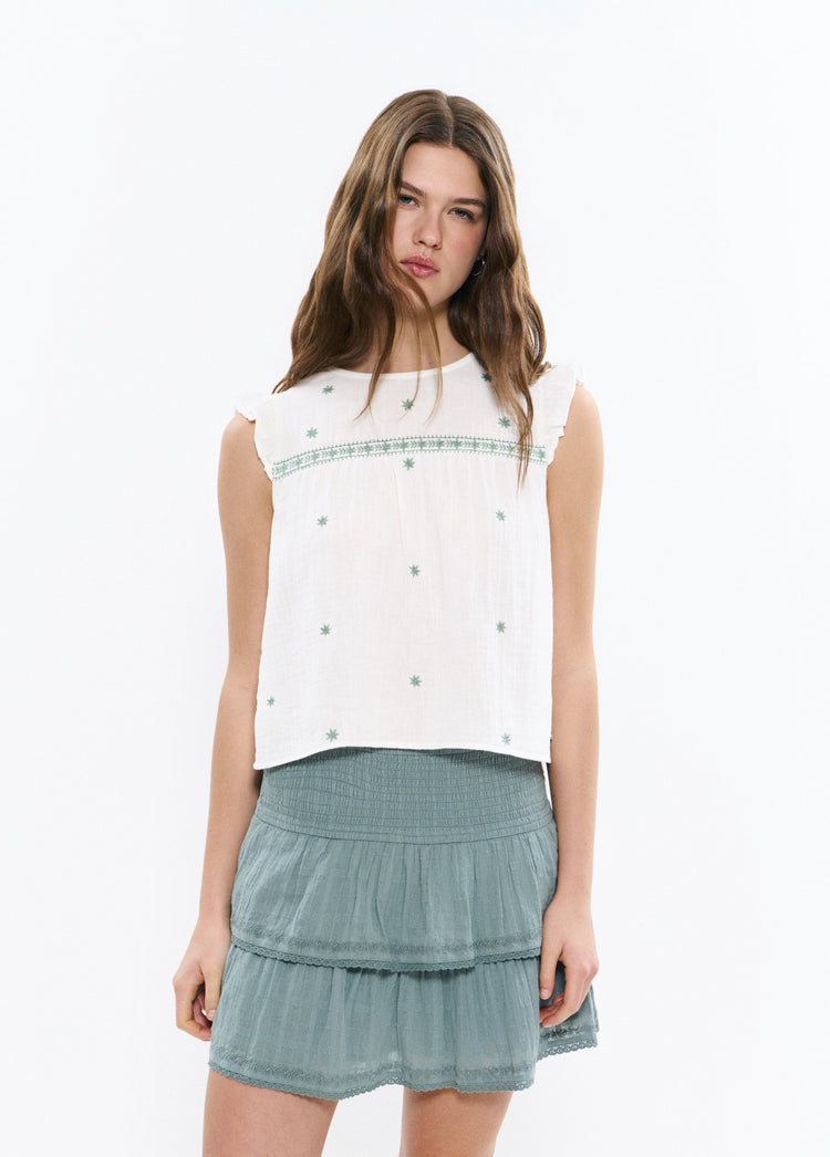 Dobetela embroidered blouse